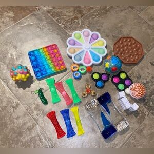 Fidget Toy Collection. Mixed Bundle. Hardly Used. Freshly Washed